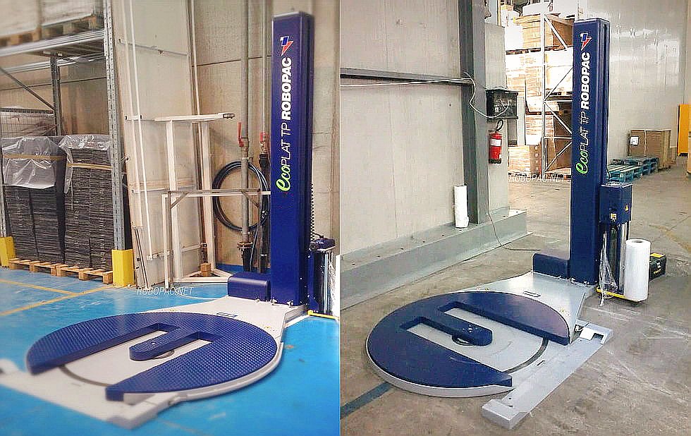 叉车型缠绕机ecoplat tp案例